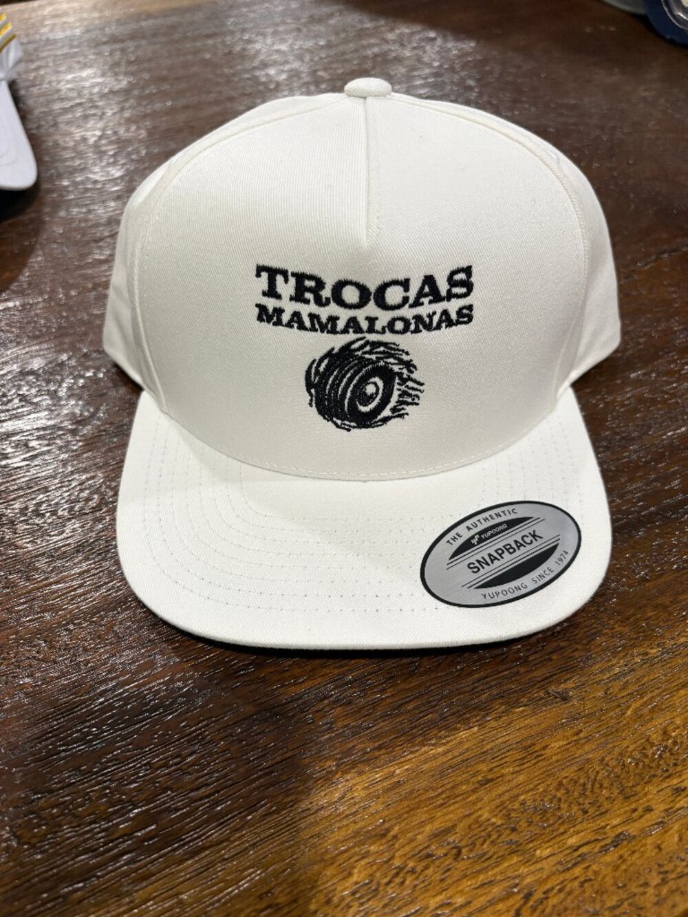 Trocas Mamalonas Impressive Truck White Baseball hat cap  Yupoong NWT